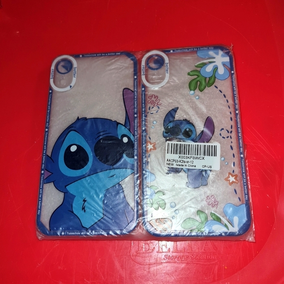 Accessories - Stitch XR 12 IPhone Cases Lot of 2